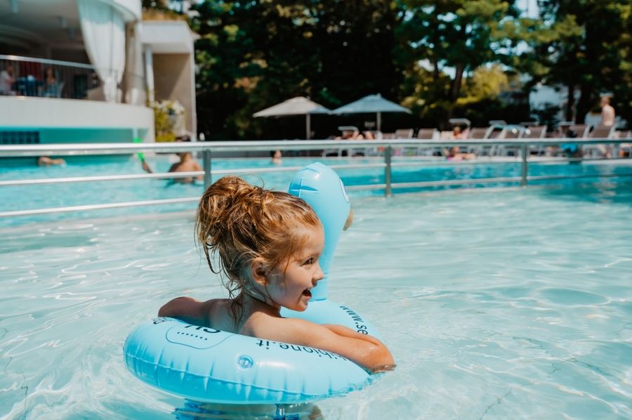 Serenissima: Residence v Bibione s bazénem a vyhrazenou částí pro děti